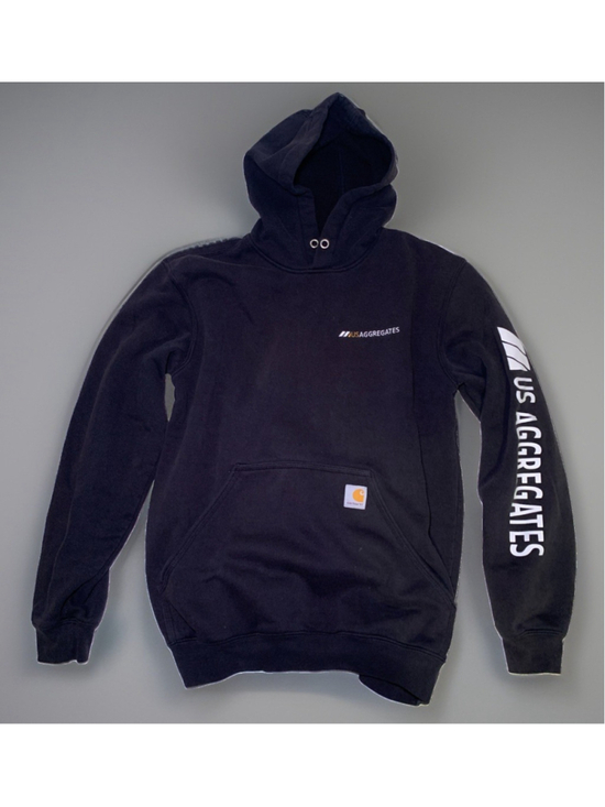 Carhartt Other - Carharrt US AGGREGATES Loose Fit Pullover Hoodie Black Size Small Workwear Pocke